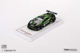 Lamborghini  - Huracan GT3 Evo2 2023 black/green - 1:43 - TrueScale - TSM430779 - TSM430779 | Toms Modelautos