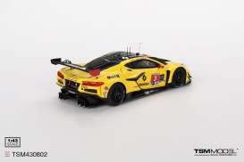 Chevrolet  - corvette Z06 2024 yellow/black - 1:43 - TrueScale - TSM430802 - TSM430802 | Toms Modelautos