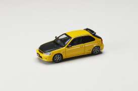 Honda  - Civic yellow - 1:64 - Hobby Japan - HJDM001-4 - HJDM001-4 | Toms Modelautos
