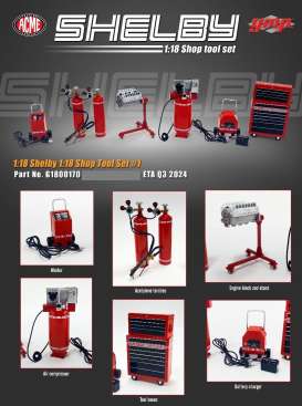 diorama Accessoires - Shelby red - 1:18 - Acme Diecast - G1800170 - acmeG1800170 | Toms Modelautos