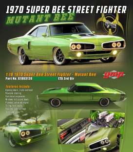 Dodge  - Charger 1970 green - 1:18 - GMP - G1803126 - gmp1803126 | Toms Modelautos
