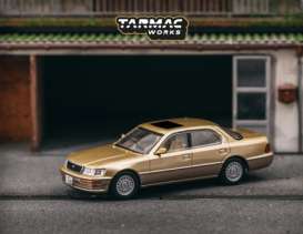 Lexus  - LS400 beige metallic - 1:64 - Tarmac - T64G-082-GO - TC-T64G-082-GO | Toms Modelautos