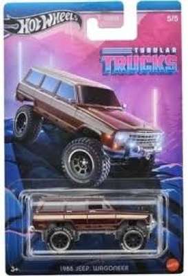 Jeep  - Wagoneer 1988 burgundy/cream - 1:64 - Hotwheels - HRR99 - hwmvHRR99 | Toms Modelautos