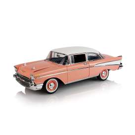 Chevrolet  - 150 Sedan 1957 coral/beige - 1:18 - Highway 61 - HWY-18048 - hwy18048 | Toms Modelautos