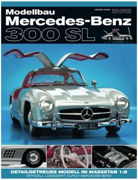 Mercedes Benz  - 300SL Gullwing silver - 1:8 - Magazine Models - mag8Gullwing090 | Toms Modelautos