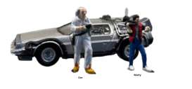 Figures diorama - Marty McFly  - 1:64 - Cartrix - CTLE64028 - CTLE64028 | Toms Modelautos