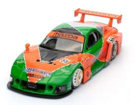 Mazda  - RX7 green/orange - 1:64 - Inno Models - in64-LBWK-RX7-04 - in64-LBWK-RX7-04 | Toms Modelautos