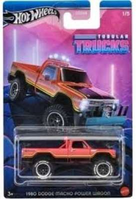 Dodge  - Macho Power Wagon 1980 red/black - 1:64 - Hotwheels - HRR95 - hwmvHRR95 | Toms Modelautos