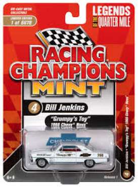 Chevrolet  - Nova 1966 white - 1:64 - Racing Champions - RC014-4 - RC014-4 | Toms Modelautos