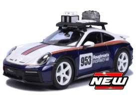 Porsche  - 911 2023 white/blue/red/gold - 1:24 - Bburago - 28029 - bura28029 | Toms Modelautos