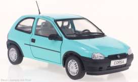 Opel  - Corsa 1983 light blue - 1:24 - Whitebox - 124226 - WB124226 | Tom's Modelauto's