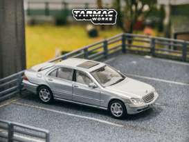 Mercedes Benz  - S-Class silver - 1:64 - Tarmac - T64G-072-SL - TC-T64G-072-SL | Toms Modelautos