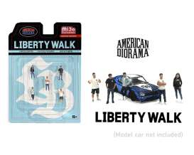 Figures Liberty Walk - Team Liberty Walk various - 1:64 - American Diorama - 2415MJ - AD2415MJ | Toms Modelautos