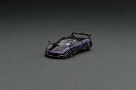 Pagani  - Huayra violet - 1:64 - Tarmac - T64G-TL014-PU - TC-T64G-TL014-PU | Toms Modelautos