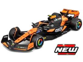 McLaren  - MCL38 2024 orange/black - 1:43 - Bburago - 38214N - bura38214N | Toms Modelautos