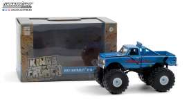 Chevrolet  - K-10 Monster Truck 1972 blue - 1:43 - GreenLight - 88033 - gl88033 | Toms Modelautos