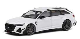Audi  - RS6-R ABT Avant 2021 white - 1:43 - Solido - 4310710 - soli4310710 | Toms Modelautos
