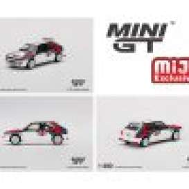 Lancia  - Delta HF Integrale white/red/blue - 1:64 - Mini GT - 00300-L - MGT00300lhd-MJ | Toms Modelautos