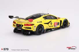 Chevrolet  - corvette Z06 2024 yellow - 1:18 - Top Speed - TS0570 - TS0570 | Toms Modelautos