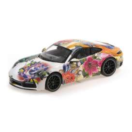 Porsche  - 911 Carrera 4S 2019 flower disign - 1:18 - Minichamps - 155067329 - mc155067329 | Toms Modelautos