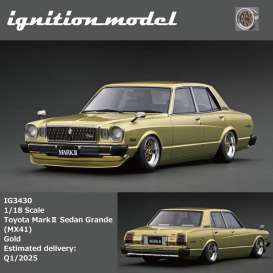 Toyota  - Mark II Sedan Grande gold - 1:18 - Ignition - IG3430 - IG3430 | Toms Modelautos