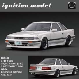 Toyota  - Soarer (Z20) white - 1:18 - Ignition - IG3481 - IG3481 | Toms Modelautos