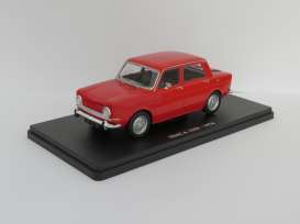Simca  - 1976 Red - 1:24 - Magazine Models - 24Simca1000 - mag24simca1000r | Toms Modelautos