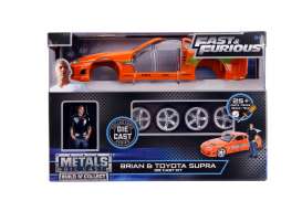Toyota  - Supra F&F 1995 orange - 1:24 - Jada Toys - 30699 - jada253203017 | Toms Modelautos