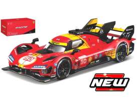 Ferrari  - 499P 2024 red/yellow/black - 1:43 - Bburago - 36316 - bura36316 | Toms Modelautos