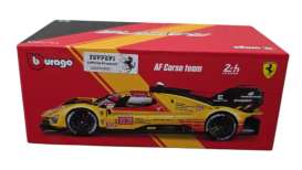 Ferrari  - 499P 2024 red/yellow/black - 1:43 - Bburago - 36317 - bura36317 | Toms Modelautos