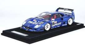 LB Works  - LBWK F40 Tokyo Salon 2024 blue/white - 1:18 - Inno Models - in18R-LBWKF40-TAS24 - in18R-LBWKF40-TAS24 | Toms Modelautos