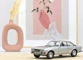 Peugeot  - 504 cabriolet 1969 silver - 1:18 - Norev - 184817 - nor184817 | Toms Modelautos