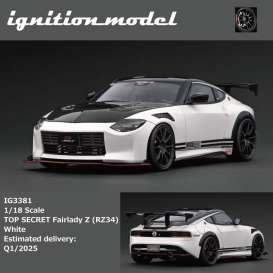 Nissan  - Fairlady 240 Z white - 1:18 - Ignition - IG3381 - IG3381 | Toms Modelautos