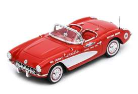 Corvette  - C1 V8 1956 red - 1:43 - Schuco - S43U00048 - schucoS43U00048 | Toms Modelautos