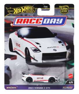 Nissan  - Z GT4 2023 white/red - 1:64 - Hotwheels - HRV73 - hwmvHRV73 | Tom's Modelauto's
