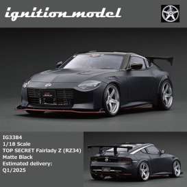 Nissan  - TOP SECRET Fairlady Z (RZ34)  black - 1:18 - Ignition - IG3384 - IG3384 | Toms Modelautos