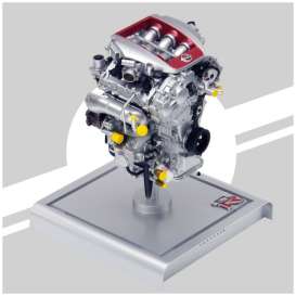 Nissan  - GT-R silver - 1:5 - Ixo Modelkit - IXO-011 - IXO-011 | Toms Modelautos