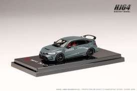 Honda  - Civic gray - 1:64 - Hobby Japan - HJ643063GM - HJ643063GM | Toms Modelautos