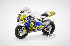 Aprilia  - RSW 250LE 2008 white/blue/yellow - 1:18 - Abrex - 118M-005 - ab118M-005 | Tom's Modelauto's