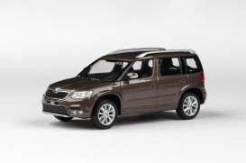 Skoda  - Yeti FL 2013 brown metallic - 1:43 - Abrex - 143AB-031YI - ab143AB-031YI | Tom's Modelauto's