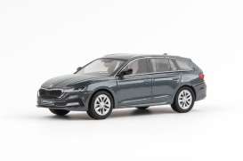 Skoda  - Octavia IV Combi 2020 quartz grey metallic - 1:43 - Abrex - 143AB-038CS - ab143AB-038CS | Toms Modelautos