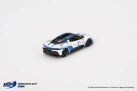 Maserati  - MC20 2024 white/blue - 1:64 - BBR - BBRDIE6407 - BBRDIE6407 | Toms Modelautos