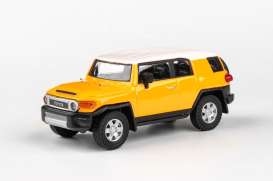 Toyota  - FJ Cruiser yellow - 1:43 - Abrex - C250ND-4-56840 - abC250ND-4-56840 | Toms Modelautos