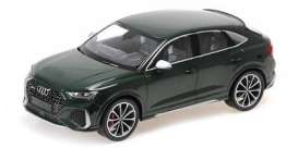 Audi  - RSQ3 2019 green metallic - 1:18 - Minichamps - 155018102 - mc155018102 | Toms Modelautos