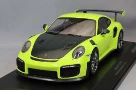 Porsche  - 911 GT2RS (991.2)  2018 lime green - 1:18 - Minichamps - 155068309 - mc155068309 | Toms Modelautos