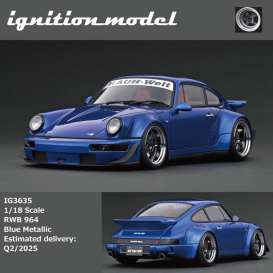  - RWB 964 blue metallic - 1:18 - Ignition - IG3635 - IG3635 | Toms Modelautos