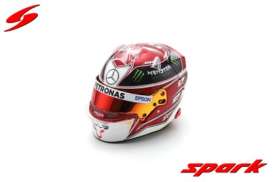 Helmet  - 2019 white/black/red - 1:5 - Spark - 5HF173 - spa5HF173 | Toms Modelautos