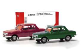 Wartburg  - 353 1966 green/red - 1:87 - Herpa - H013918-002 - herpa013918-002 | Tom's Modelauto's