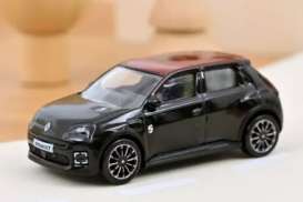 Renault  - 5 E-Tech 100% Electric 2024 black - 1:64 - Norev - 310975 - nor310975 | Toms Modelautos