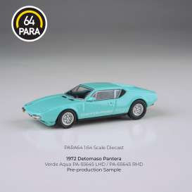De Tomaso  - Pantera 1972 blue - 1:64 - Para64 - 55645 - pa55645lhd | Toms Modelautos